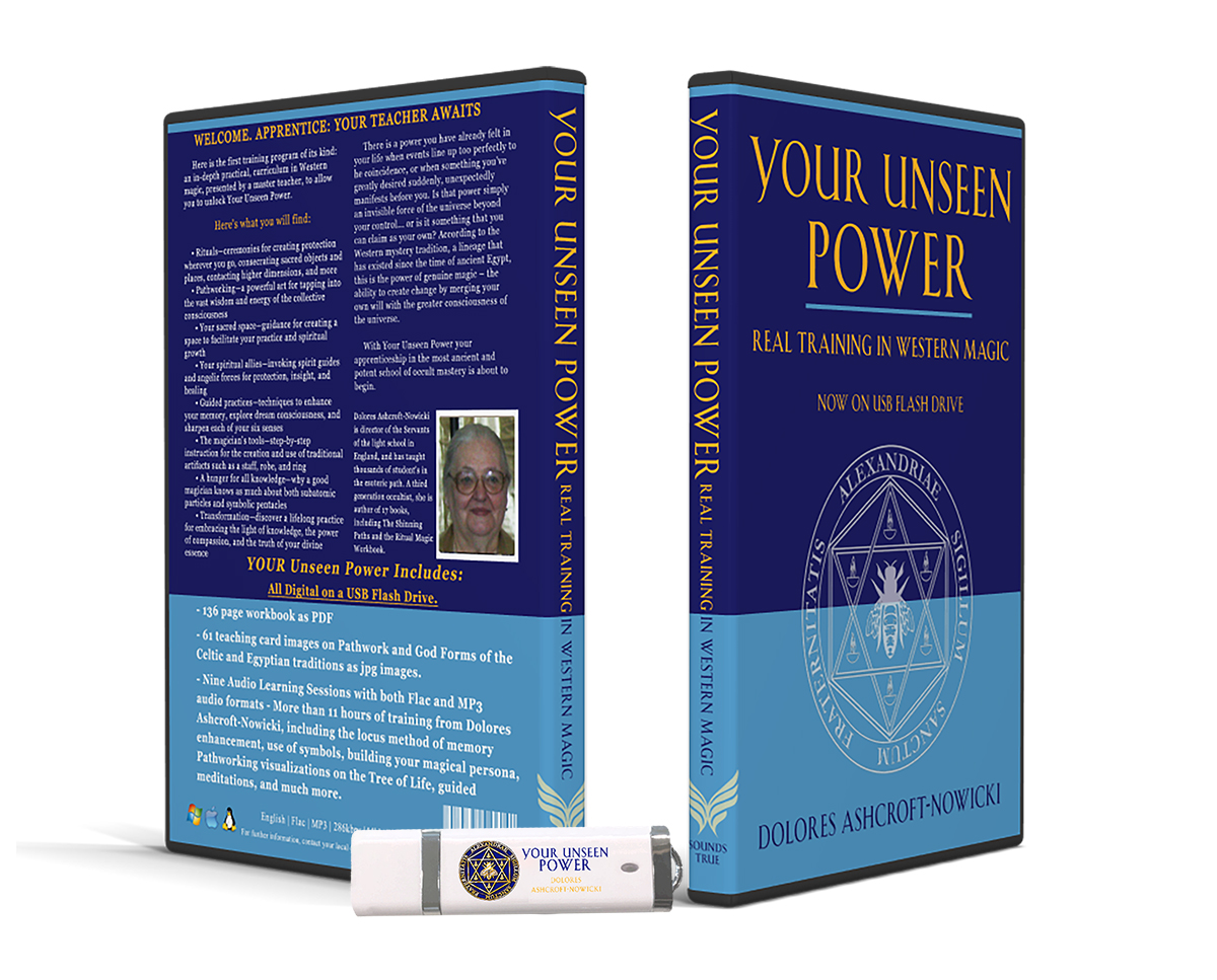 Your Unseen Power Real Training in Western Magic Audiobooks on USB Ashcroft-Nowicki Kabbalah Pathworking